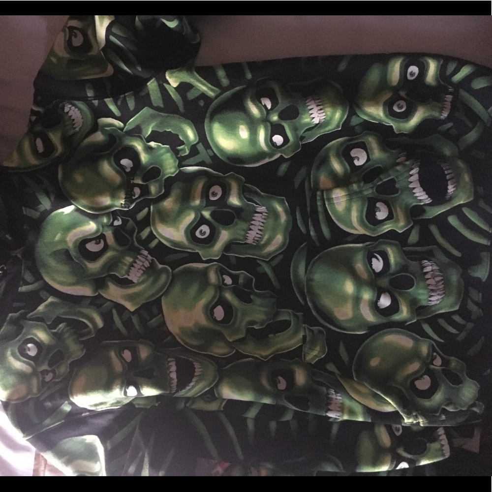 Supreme skull pile hoodie
